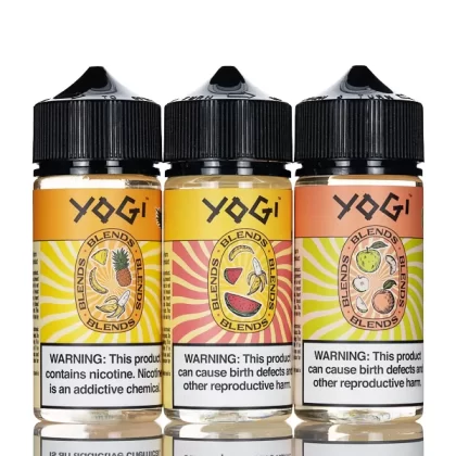 Yogi Blends E-Liquid - No Nicotine Vape Juice - 100mL - Banana Watermelon Ice