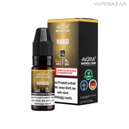 Avoria Nikotinsalz Liquid – Mango - 10mg/ml, 20mg/ml