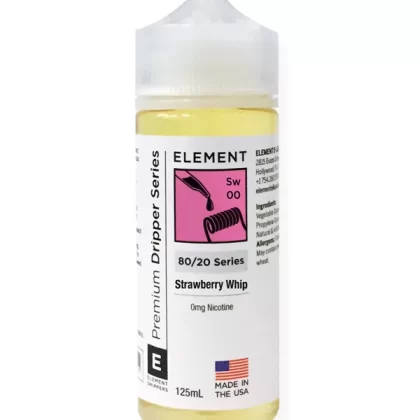 Strawberry Whip Element E Liquid Dripper Series 120ml
