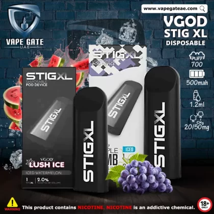 VGOD STIG XL Disposable Vape 700 Puffs - 50 mg / Dry Tobacco