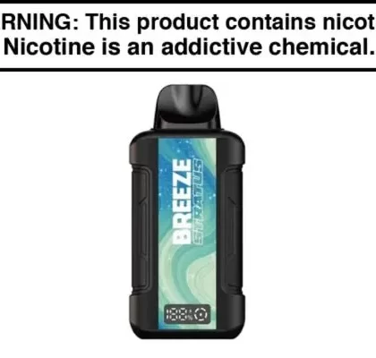 Breeze Stratus 15,000 Puffs Zero Nic Disposable Vape - Mint, Straw Watermelon