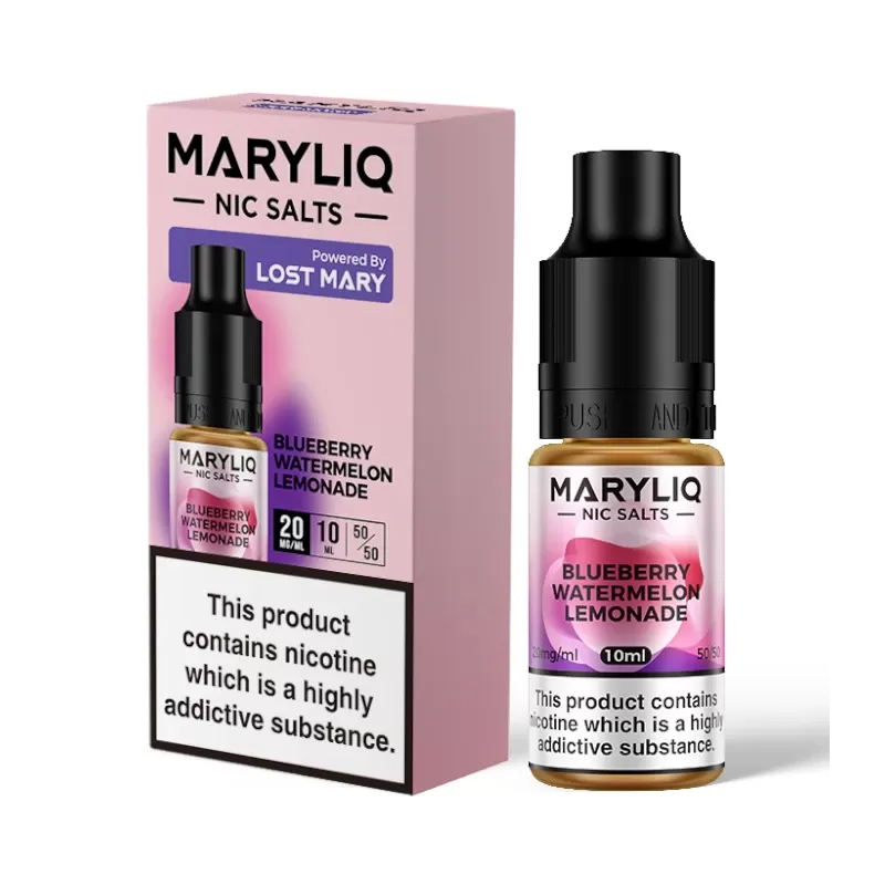 MaryLiq Blueberry Watermelon Lemonade Nic Salts 10ml