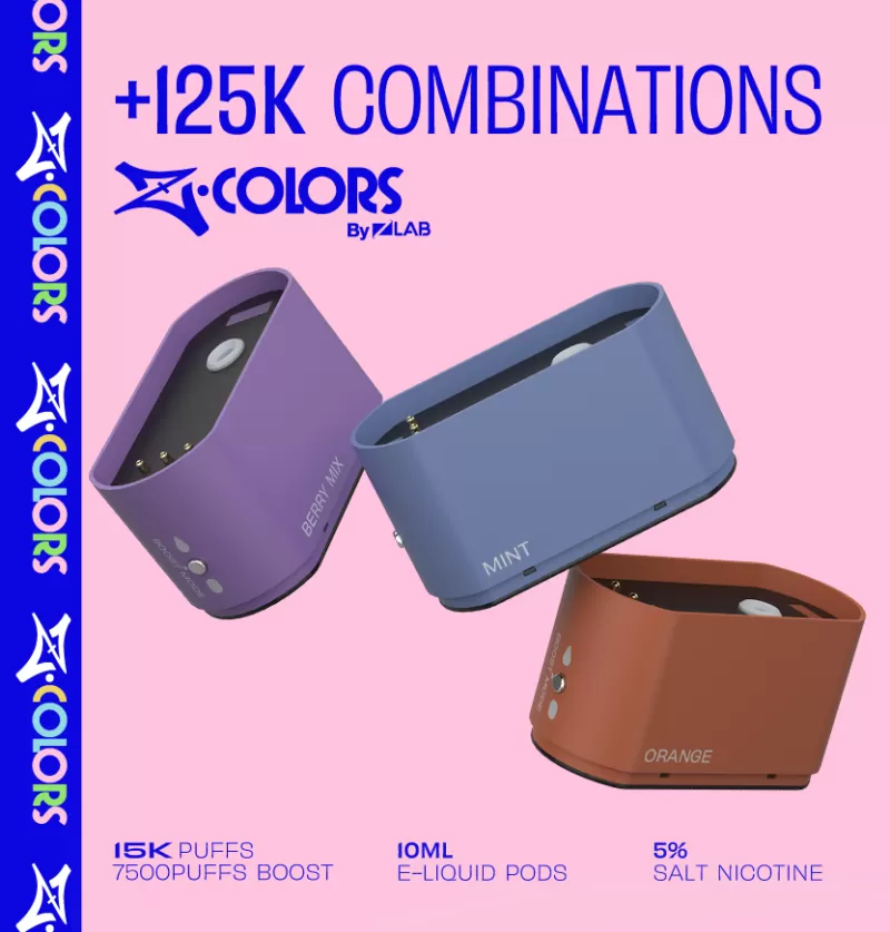 ZColors By ZLab 15K Disposable Pod - 15000 Puff - Gum