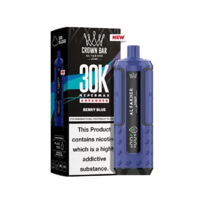 Al Fakher 30K Hypermax Prefilled Pod Kit Berry Blue - Strength#20mg (996587) (996587)