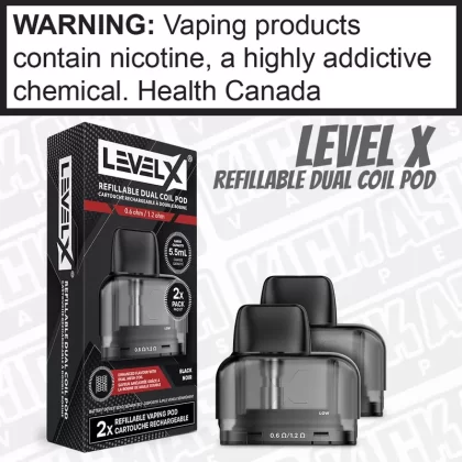 Level X Refillable Dual Coil Pod 5.5mL