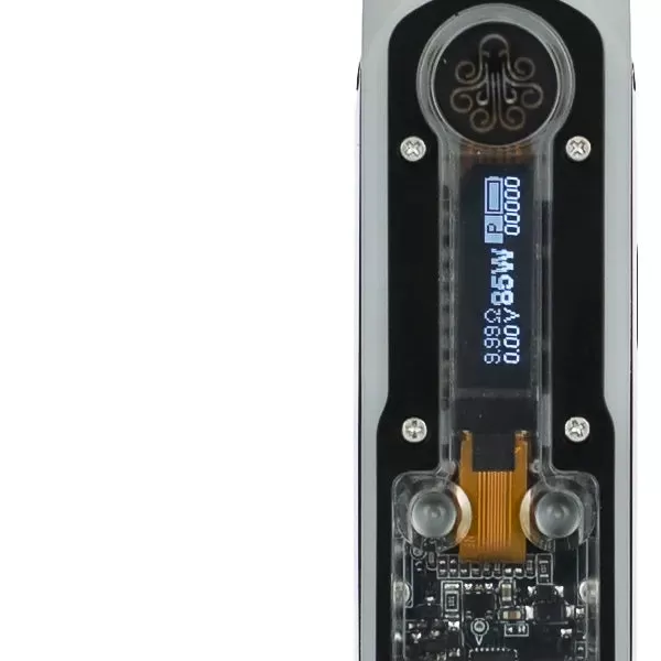 Cthulhu Mod Craftsman 85W Box Mod - Black / White Delrin - Image 2