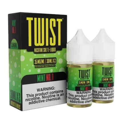 Twist E-Liquid Salts – Mint No. 1 2x30ml - Vape Product, Vape Product
