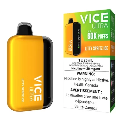 Vice Ultra Disposable Vape Device – Litty Spritz Ice - Nicotine Strength#20mg/ml