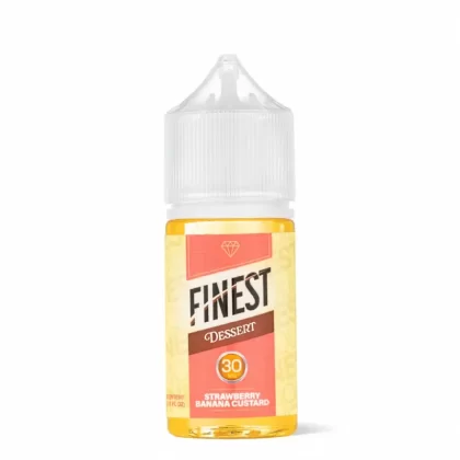 The Finest Salt – Strawberry Banana Custard 30mL Pre-Steeped