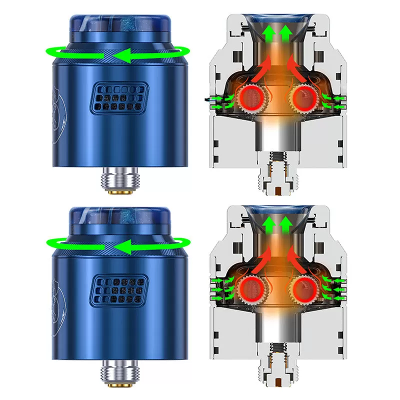 Hellvape Drop Dead 2 RDA Atomizer Tank - Rainbow - Image 3