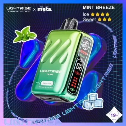 Lost Vape Lightrise TB 18K Disposable Vape – Mint Breeze