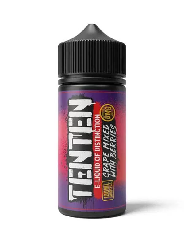 Grape Mixed with Berries TenTen E Liquid 120ml - 3mg