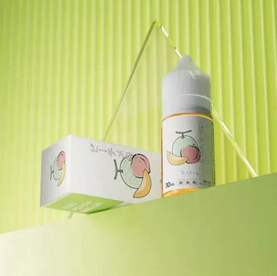 Tokyo Iced Peach Melon Saltnic 30ml - 30 mg / 30 ml - Image 2