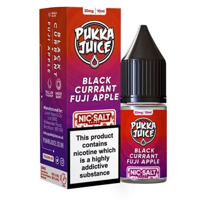 Pukka Juice Blackcurrant Fuji Apple Nic Salt E-Liquid - 20mg