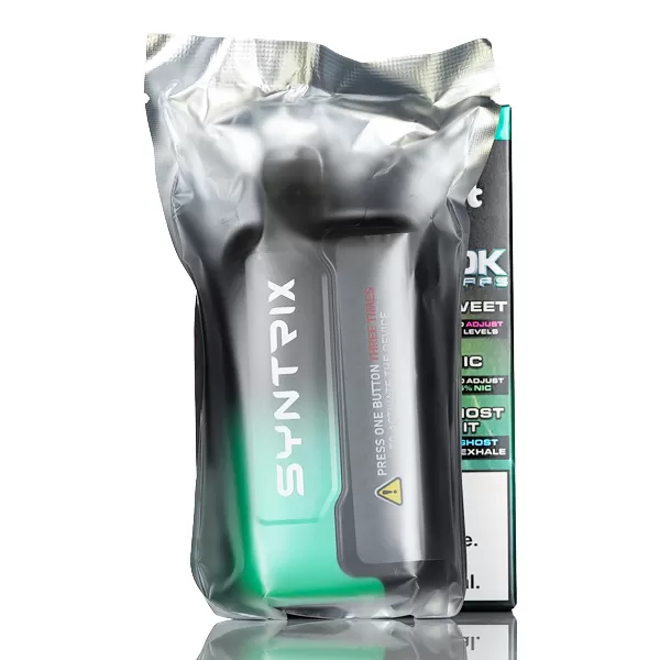 SYNTRIX x Pod Juice Ghost It 40K 40000 Puffs Disposable Vape - 14mL - Blue Razz Ice - Image 2
