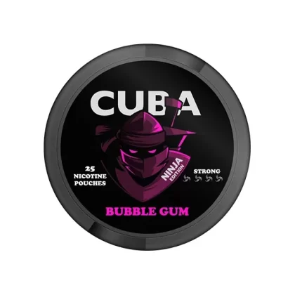 CUBA Ninja Bubblegum Nicotine Pouches - Strength#30mg