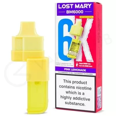Pink Lemonade Lost Mary BM6000 Refill Pack - Ecigpremium