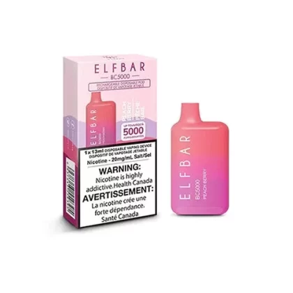 ELF BAR BC5000 Disposable Vape – Peach Berry - Flavour#Peach Berry