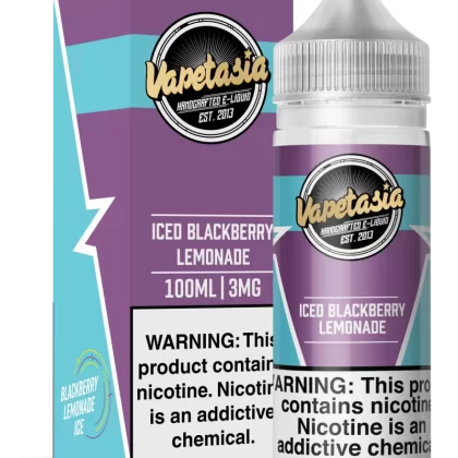 Vapetasia - ICED Blackberry Lemonade - 100ML E-Liquid - 0MG