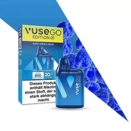 Vuse Go 800 – Blue Raspberry - Propylenglykol, Benzoesäure; 20mg/ml