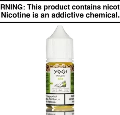 GREEN APPLE ICE BY YOGI DELIGHTS SALT 30ML - Vape Product, Vape Product (9F0AC2)