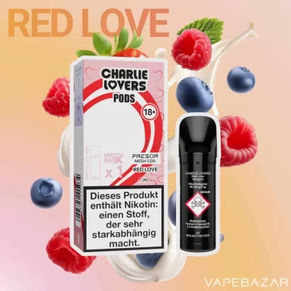 Charlie Lovers Pods – Red Love (1er Pack) - Vapebazar