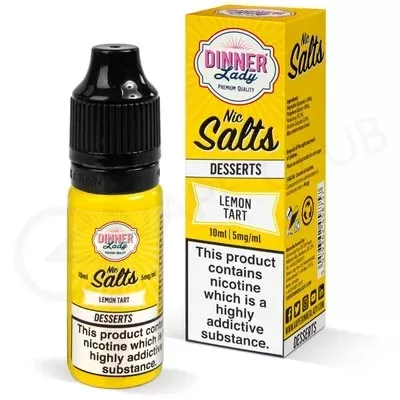 Lemon Tart Nic Salt E-Liquid by Dinner Lady