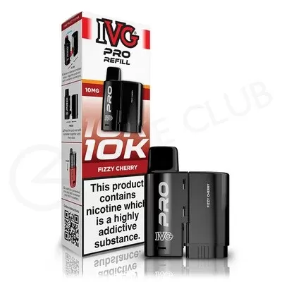 Fizzy Cherry IVG Pro 12 Refill Pack - Ecigpremium
