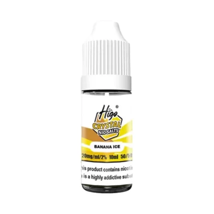 Higo Crystal Banana Ice Nic Salt Vape Juice - 10mg