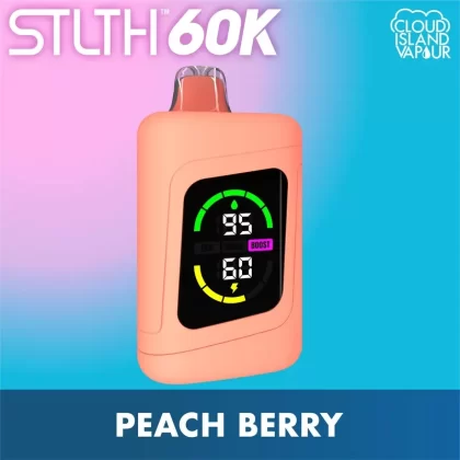 STLTH 60K Disposable Vape – Peach Berry - Strength#20mg