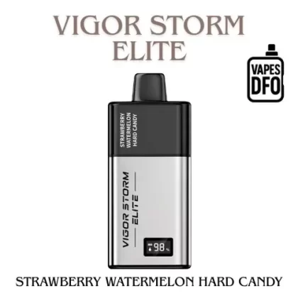 Strawberry Watermelon Hard Candy – Elite – KIT - Vigor Storm / Rechargeable / Medium / Strawberry / Watermelon / Beverage & Dessert