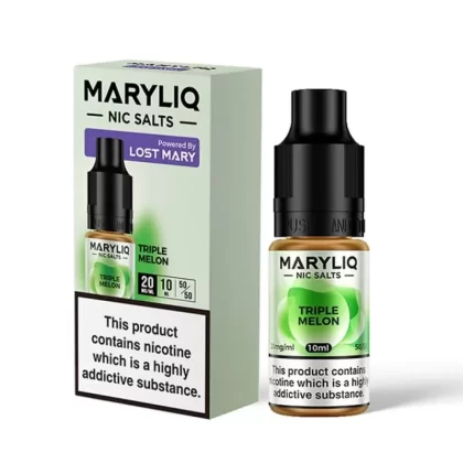 Triple Melon Nic Salt E-Liquid by Lost Mary Maryliq (10ml)