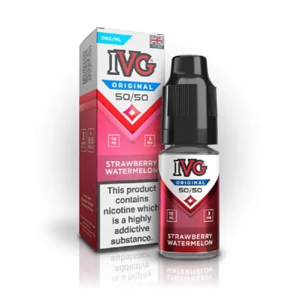 IVG Original 50/50 10ml E-Liquid Strawberry Watermelon - Nicotine strength#3mg>6mg>12mg