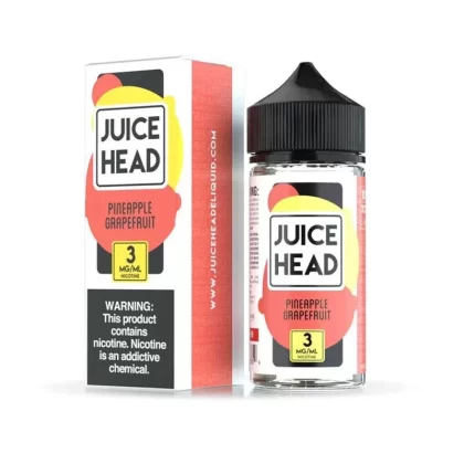 Juice Head Pineapple Grapefruit E-Juice 100ml - Nicotine Avail#0mg>3mg>6mg~Liquid Capacity#100ml (6BE92D)