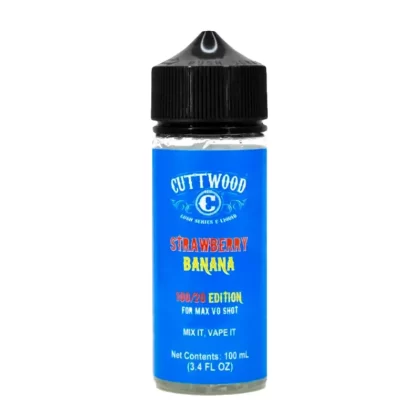 STRAWBERRY BANANA E LIQUID BY CUTTWOOD 100ML 70VG