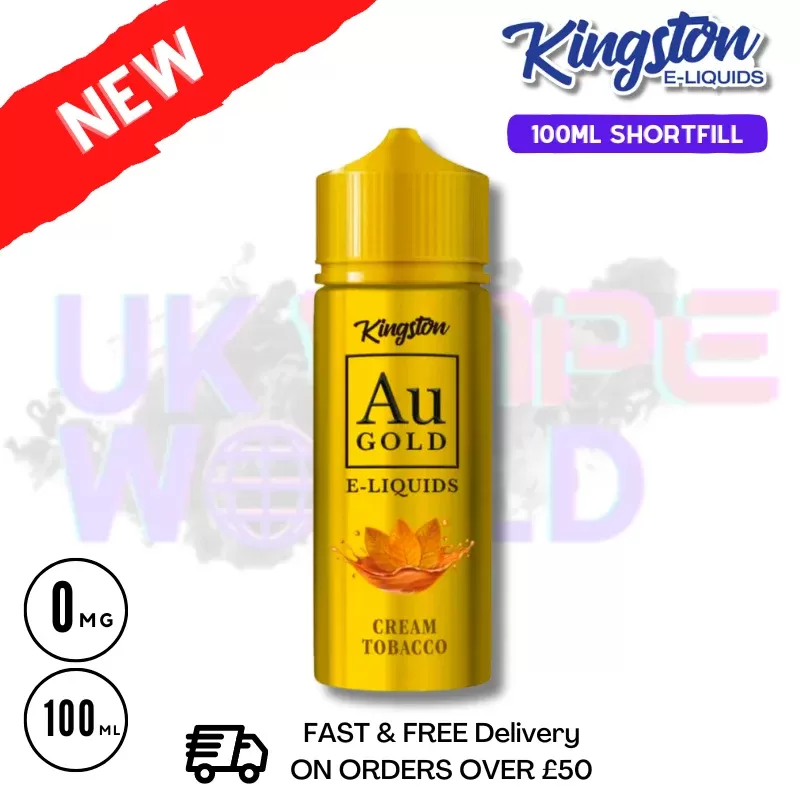 Cream Tobacco – AU Gold Kingston 100ML Eliquid