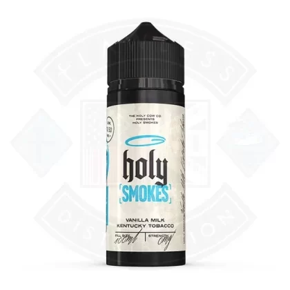 Holy Smokes- Vanilla Milk Kentucky Tobacco 0mg 100ml Shortfill - Eliquidsupply