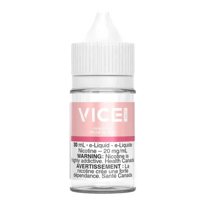 Vice Salt Nic E-Liquid – Peach Ice 30ml - Nicotine Strength#12mg/ml>20mg/ml