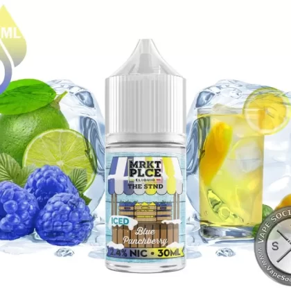 Iced Blue Punchberry THE STND by MRKT PLCE Salt 30ml