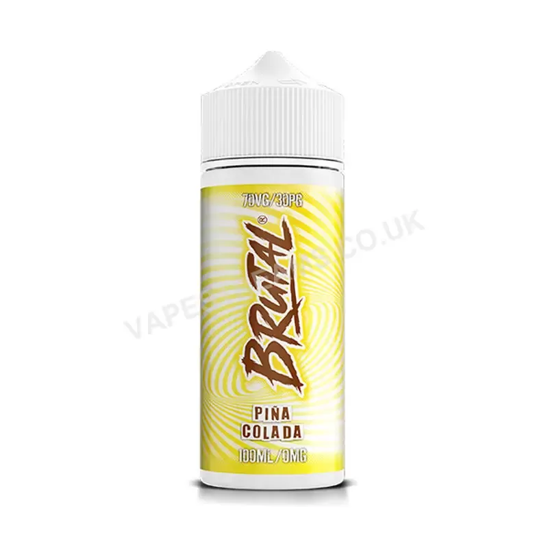 Brutal Pina Colada E-Liquid Shortfill - 100ml Bottle - 0mg Nicotine; Vape Product; Vape Product (41F5E9)