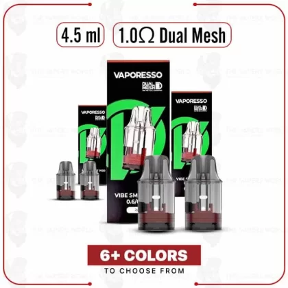 Vaporesso Vibe Dual Mesh Replacement Pod Cartridge – 2PK - Thevapersworld