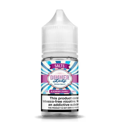 Dinner Lady Blackberry Crumble TFN 30mL Salt Nicotine Vape Juice - 50MG