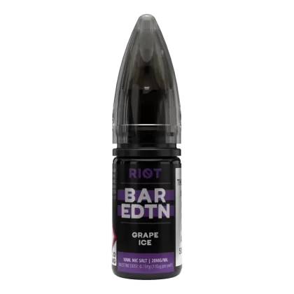 Grape Ice Nic Salt By Riot Squad BAR EDTN