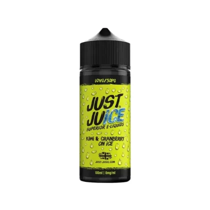 Just Juice Iconic Kiwi & Cranberry on Ice 100ml E-liquid