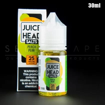 Juice Head – Peach Pear Nic Salt 30ml