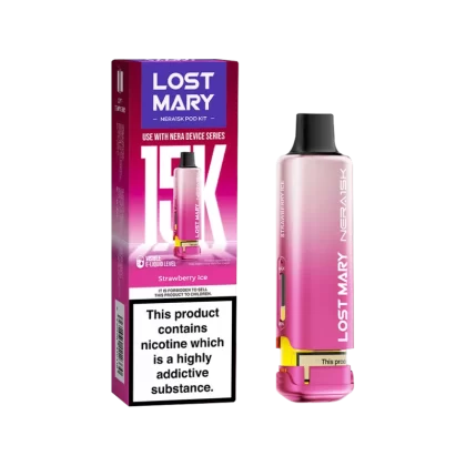 Strawberry Ice Lost Mary NERA15K Refill Pack - Ecigwizard