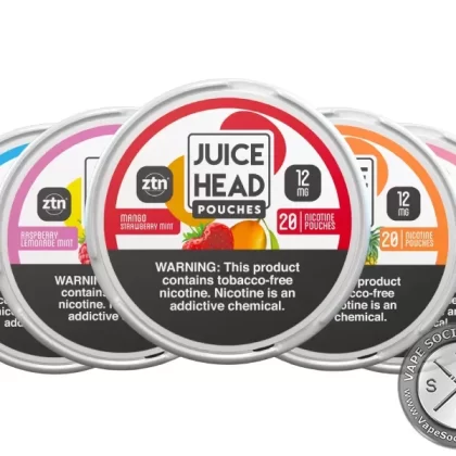 Juice Head Nicotine Pouches - Blueberry Lemon Mint 12 MG, Blueberry Lemon Mint 6 MG
