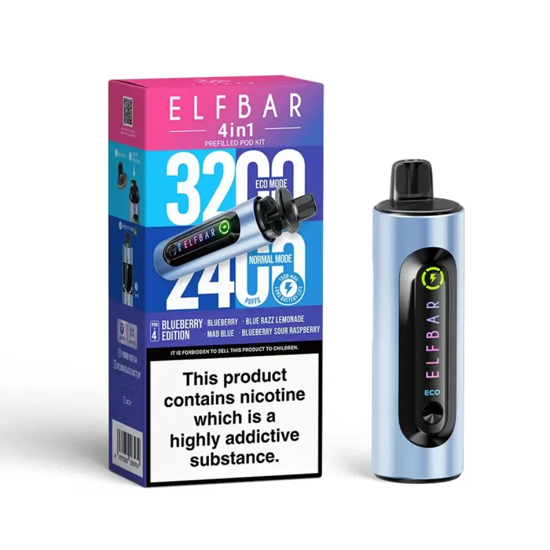 Elf Bar 4-in-1 Prefilled Pod Vape Kit - Lemon Edition - Image 3