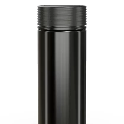CHUBBY GORILLA | Child Resistant Black Plastic Spiral Jar w/ Black Cap | 55mm – 8oz – 200 Count
