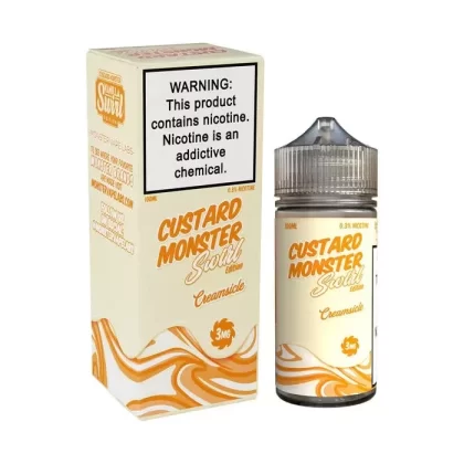 Creamsicle Swirl Edition E-Liquid by Custard Monster - Size#100ml~Nicotine#3MG>6MG